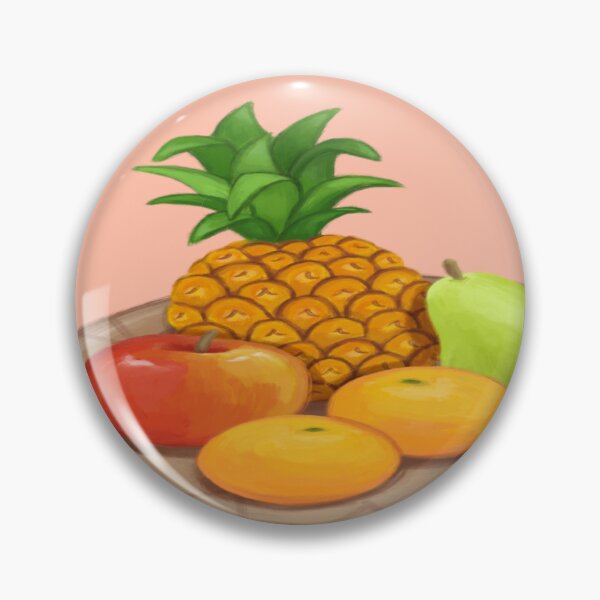 Item preview, Vibrant Fresh Fruits on Plate Digital Art Print designed and sold by Diclebaybas.