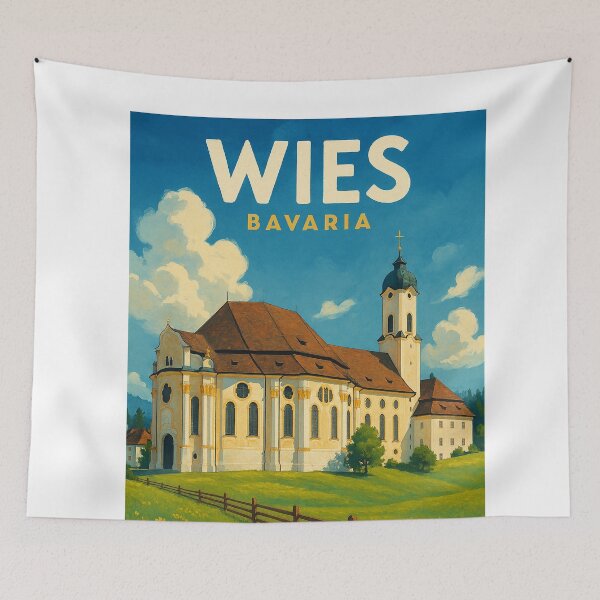 Item preview, Pilgrimage Church of Wies, Bavaria, Germany designed and sold by Aryabek.