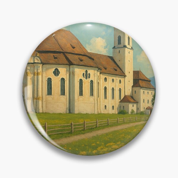 Item preview, Wieskirche in the Meadows, Steingaden, Bavaria designed and sold by Aryabek.