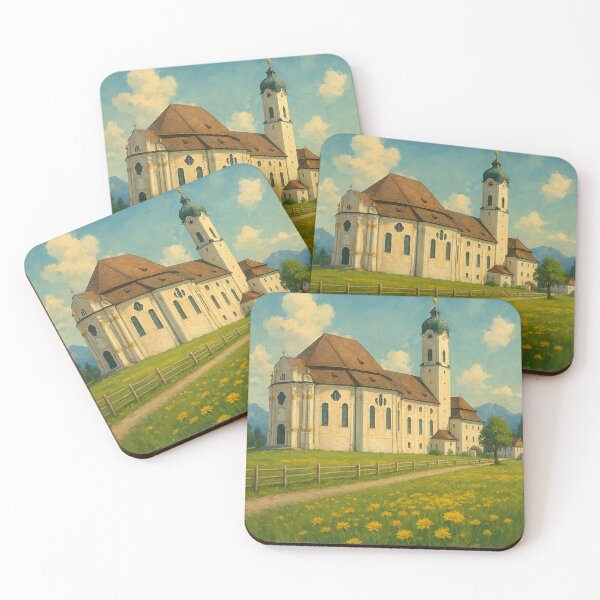 Item preview, Wieskirche in the Meadows, Steingaden, Bavaria designed and sold by Aryabek.