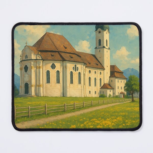 Item preview, Wieskirche in the Meadows, Steingaden, Bavaria designed and sold by Aryabek.