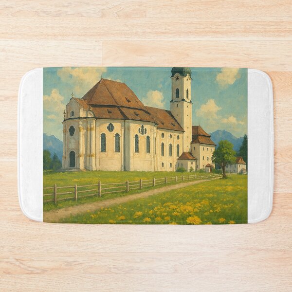 Item preview, Wieskirche in the Meadows, Steingaden, Bavaria designed and sold by Aryabek.