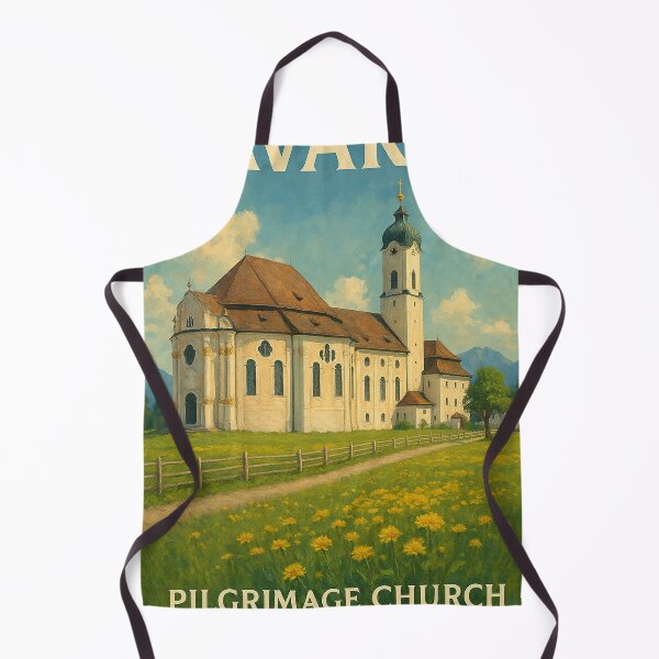Item preview, Wieskirche in the Meadows, Steingaden, Bavaria designed and sold by Aryabek.