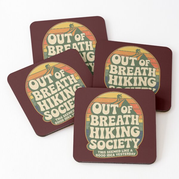 Item preview, Out of Breath Hiking Society designed and sold by KingmmmMiC.