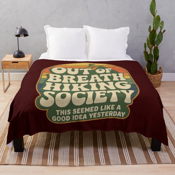 Item preview, Out of Breath Hiking Society designed and sold by KingmmmMiC.