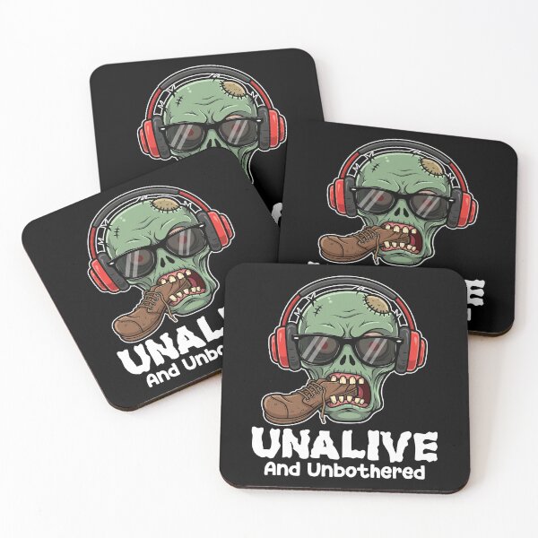 Item preview, UNALIVE AND UNBOTHERED - ZOMBIE HALLOWEEN designed and sold by KEF Custom.