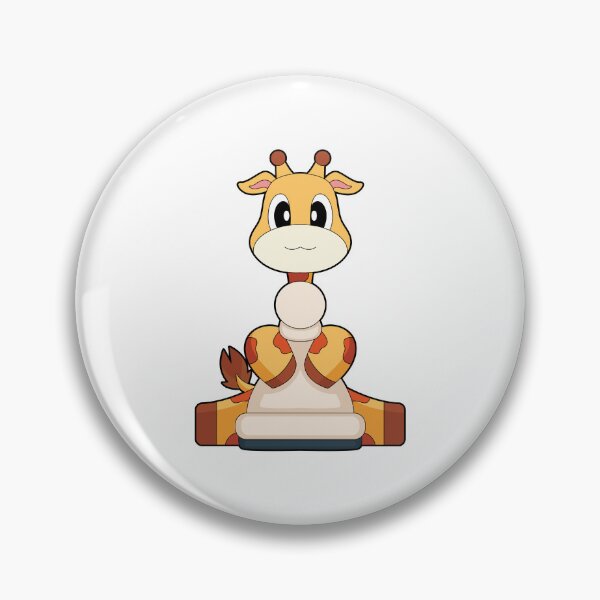 Artikelvorschau, Giraffe Schachfigur Bauer Schach entworfen und verkauft von Snabdesign84.