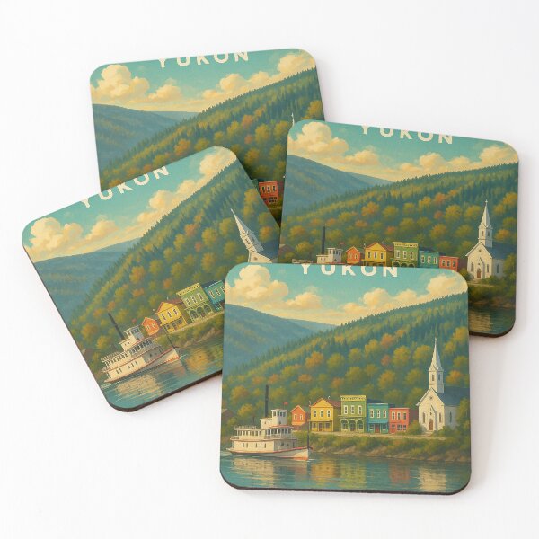 Item preview,  Waterfront View of Dawson City Yukon designed and sold by Aryabek.