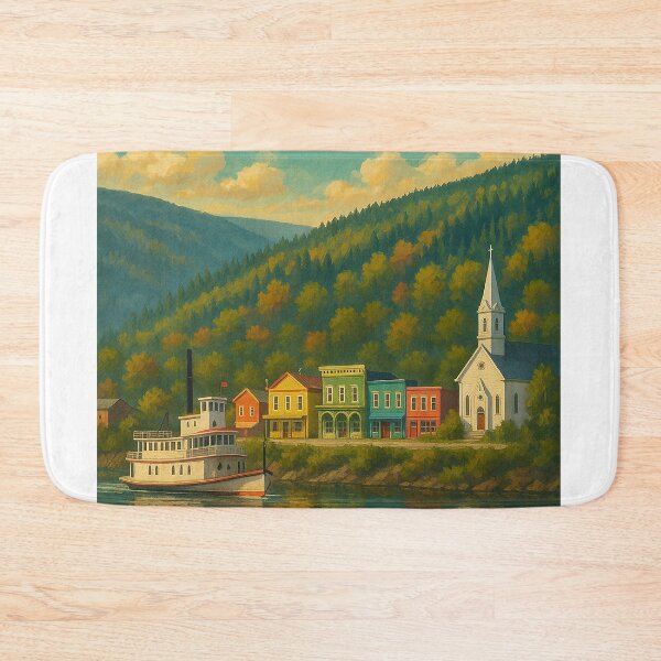 Item preview,  Waterfront View of Dawson City Yukon designed and sold by Aryabek.