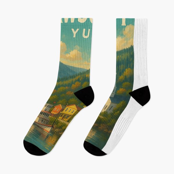 Item preview,  Waterfront View of Dawson City Yukon designed and sold by Aryabek.