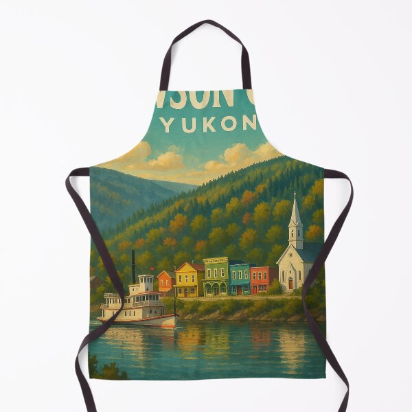 Item preview, Waterfront View of Dawson City Yukon designed and sold by Aryabek.