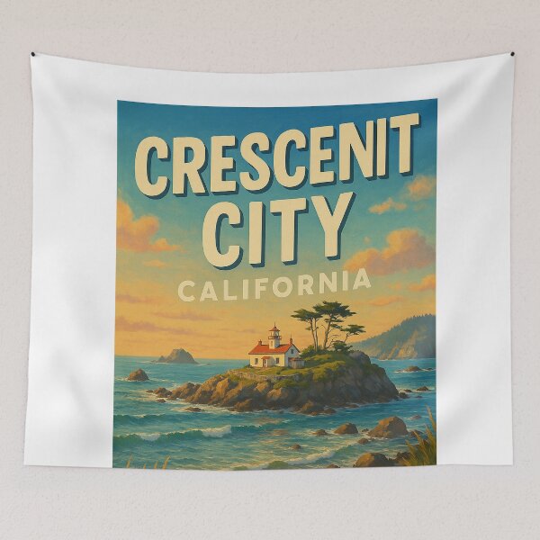 Item preview,  Sunset at Battery Point Lighthouse, Crescent City designed and sold by Aryabek.