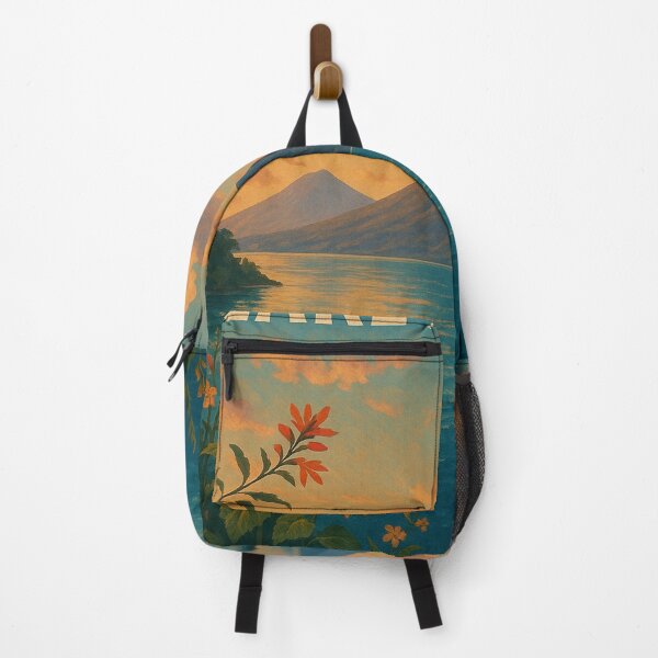 Item preview, Sunset Over Lake Atitlán and Volcanoes designed and sold by Aryabek.