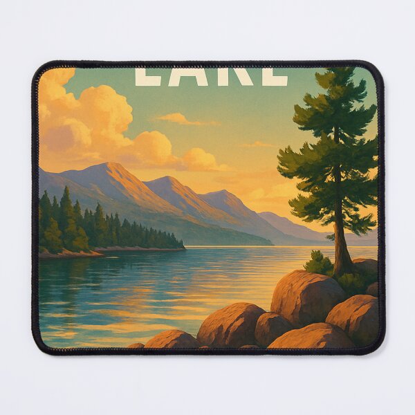 Item preview, Flathead Lake Sunset in the Rocky Mountains designed and sold by Aryabek.