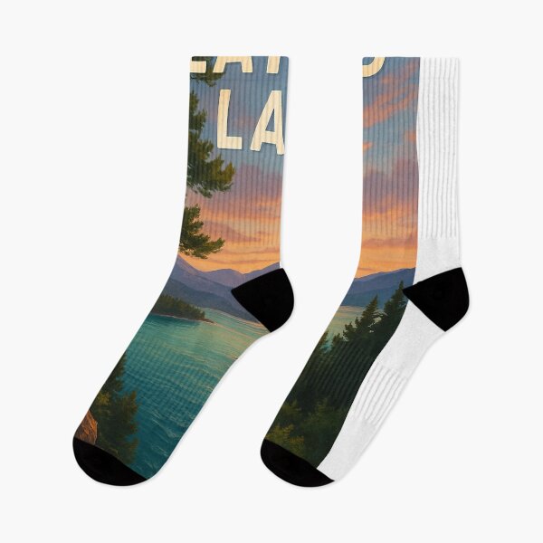 Item preview,  Sunrise Over Flathead Lake and Island Vista designed and sold by Aryabek.