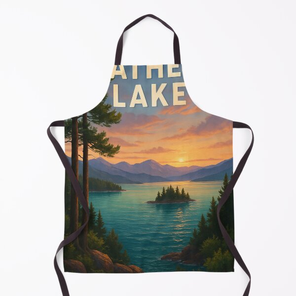 Item preview, Sunrise Over Flathead Lake and Island Vista designed and sold by Aryabek.