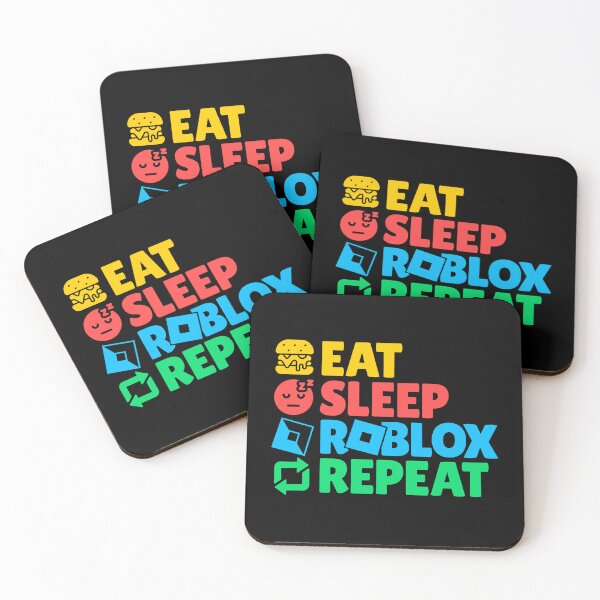 Item preview, Eat Sleep Roblox Repeat designed and sold by Kubala Designs.