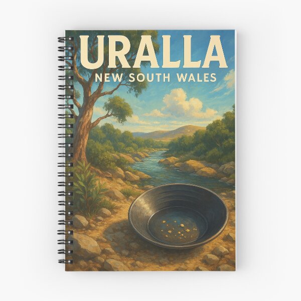 Item preview,  Gold Panning Creek in Uralla, New South Wales designed and sold by Aryabek.