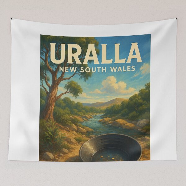 Item preview,  Gold Panning Creek in Uralla, New South Wales designed and sold by Aryabek.