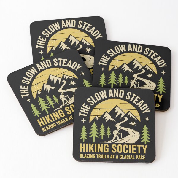 Item preview, The Slow and Steady Hiking Society designed and sold by KingmmmMiC.