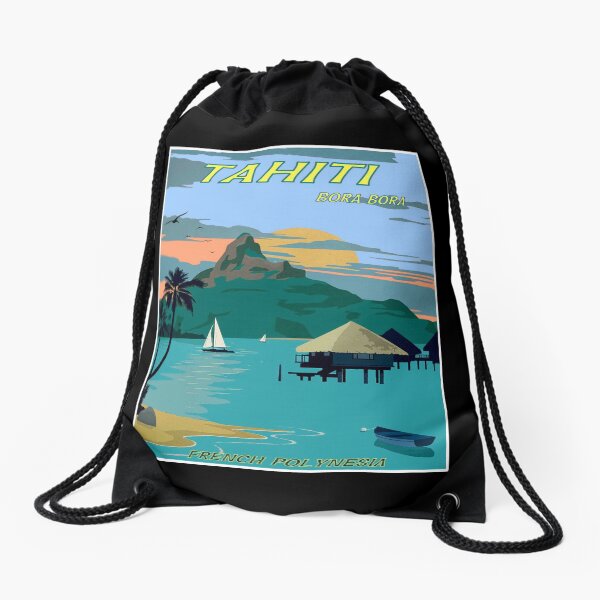 Item preview, TAHITI : Vintage Travel to Bora Bora Advertising Print designed and sold by posterbobs.