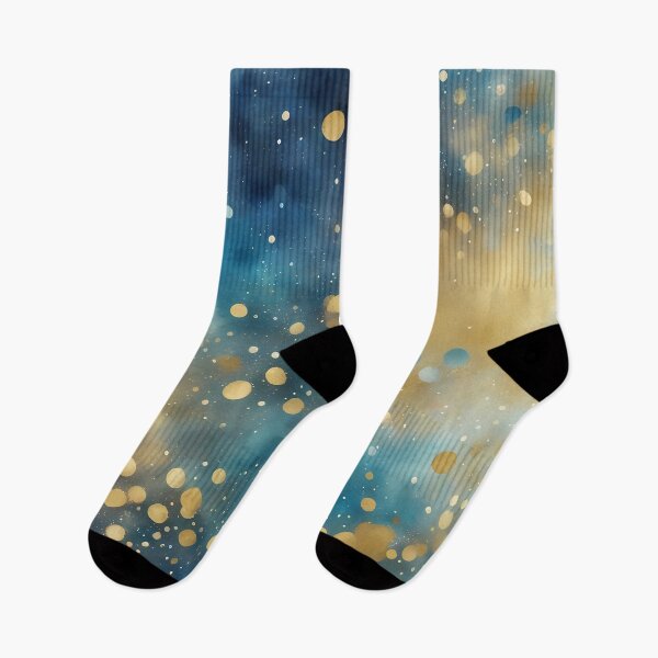 Item preview, Gold and Blue Abstract designed and sold by CalmnessbyChoice.
