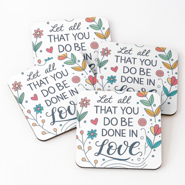 Item preview, Let all that you do be done in love designed and sold by likbatonboot.