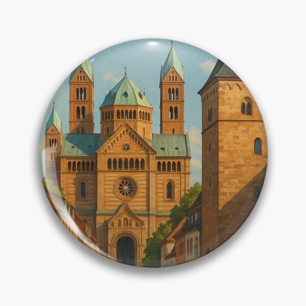 Item preview, Speyer Cathedral and Altstadt, Germany designed and sold by Aryabek.