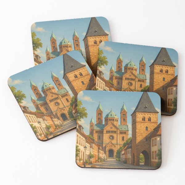 Item preview, Speyer Cathedral and Altstadt, Germany designed and sold by Aryabek.