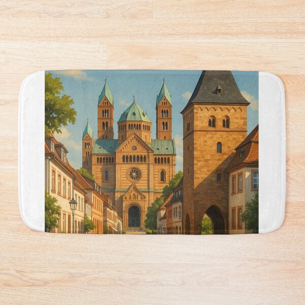 Item preview, Speyer Cathedral and Altstadt, Germany designed and sold by Aryabek.