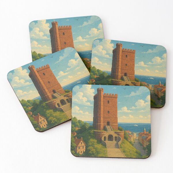 Item preview, Kärnan Tower Overlooking Helsingborg, Sweden designed and sold by Aryabek.