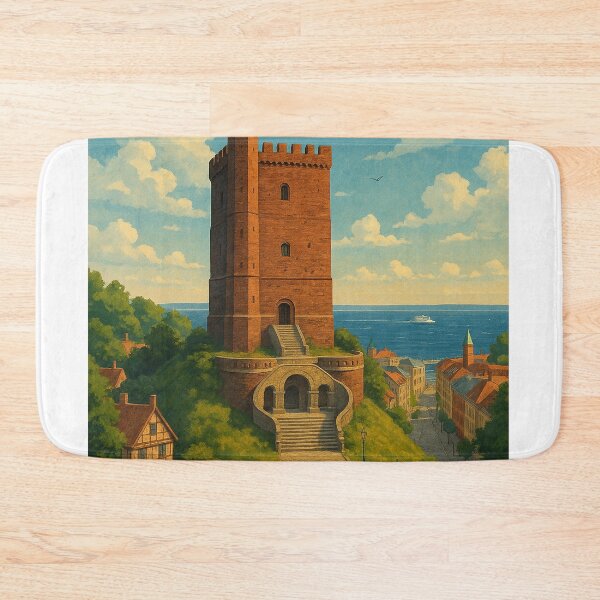 Item preview, Kärnan Tower Overlooking Helsingborg, Sweden designed and sold by Aryabek.