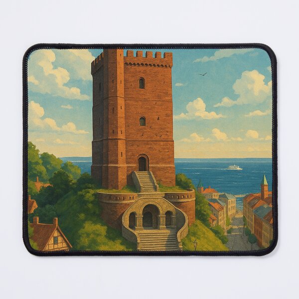 Item preview, Kärnan Tower Overlooking Helsingborg, Sweden designed and sold by Aryabek.
