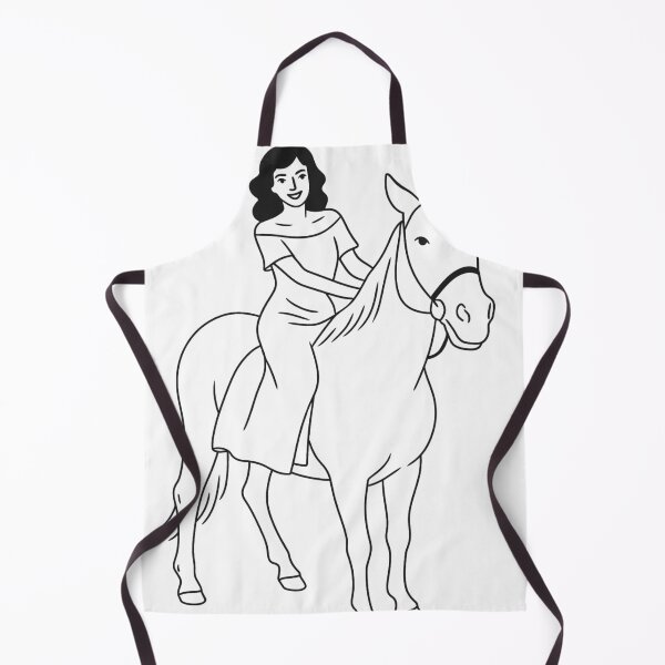 Artikelvorschau, Bianca Jagger auf einem weißen Pferd – Studio 54 Line Art entworfen und verkauft von Outlined Era.