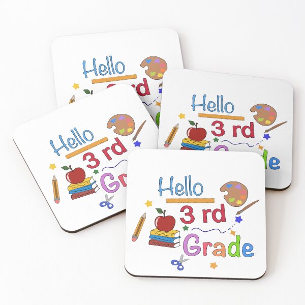 Item preview, Hello 3rd Grade Cute Back to School Design designed and sold by baty74.