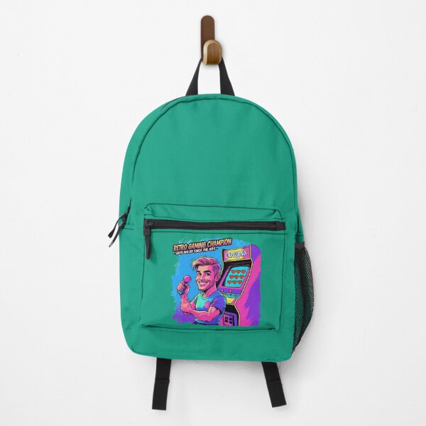 Item preview, Retro Gaming Champion – Funny 80s Arcade Gamer Sticker designed and sold by Collins Design.