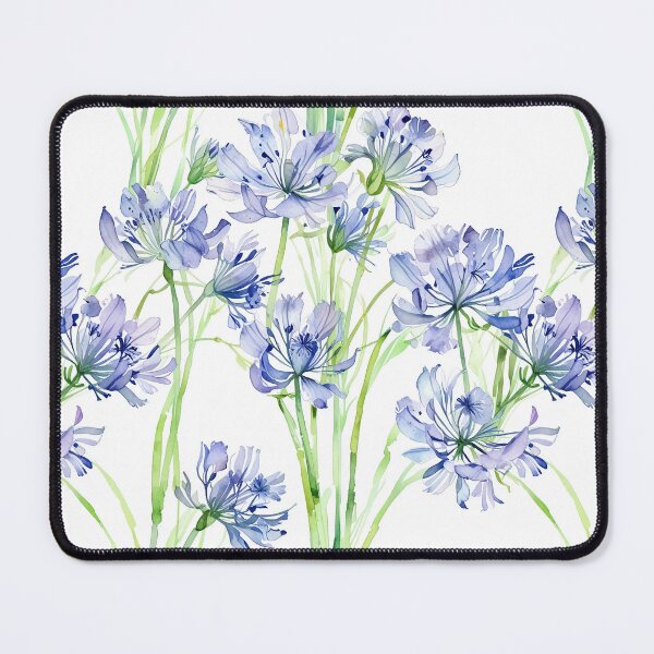 Item preview, Watercolor Blue-Violet Flowers designed and sold by CoolPixels.
