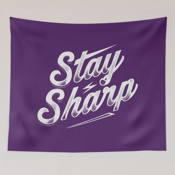 Item preview, Stay Sharp, Spark Bright Decisions designed and sold by EdvvinStudios.