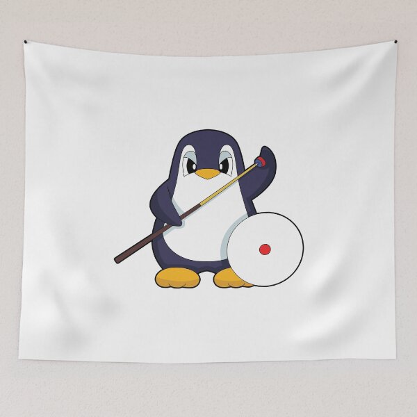 Item preview, Penguin Billiard Queue designed and sold by Snabdesign84.