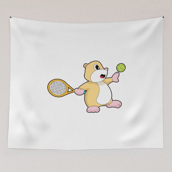 Item preview, Hamster Tennis Tennis racket designed and sold by Snabdesign84.