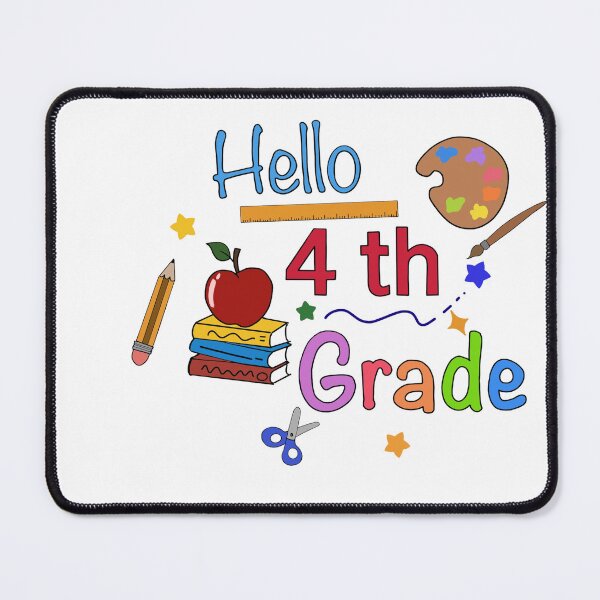 Item preview, Hello 4th Grade Cute Back to School Design designed and sold by baty74.