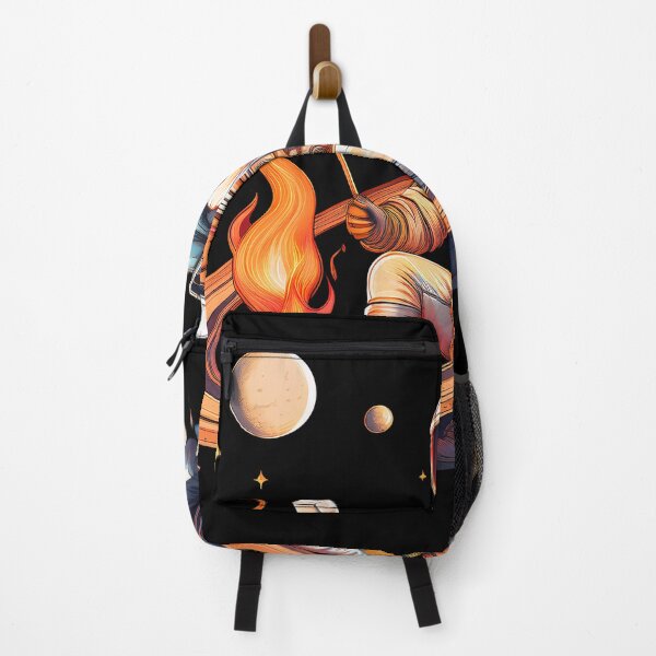 Item preview, Astronaut Toasting Marshmallows on Saturn’s Rings designed and sold by Vrixat.