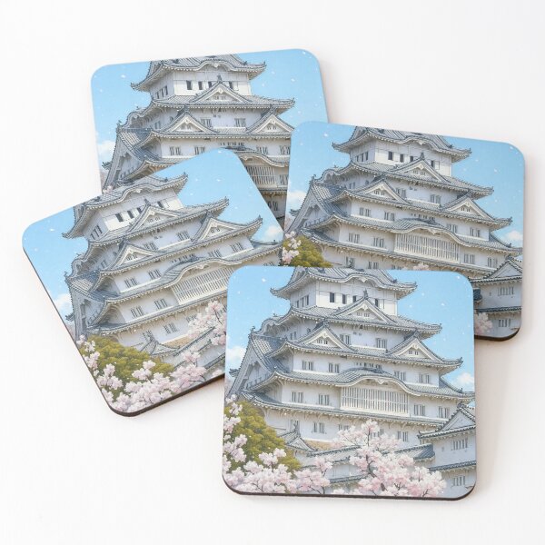 Item preview, The Himeji Castle and Sakura Blossom designed and sold by Takeda-art.