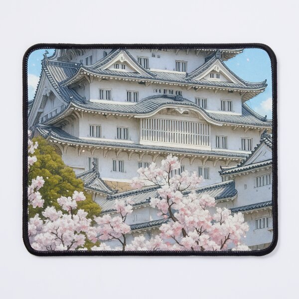 Item preview, The Himeji Castle and Sakura Blossom designed and sold by Takeda-art.