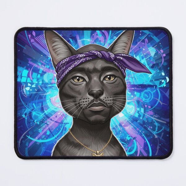 Item preview, 2Pawc Shaclaw – All Eyez on Mew designed and sold by Nine Lives Tour.