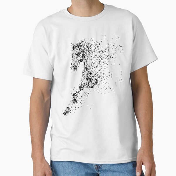 Item preview,  Particle Horse T-Shirt – Dynamic Energy & Motion Design designed and sold by Bigohobi.