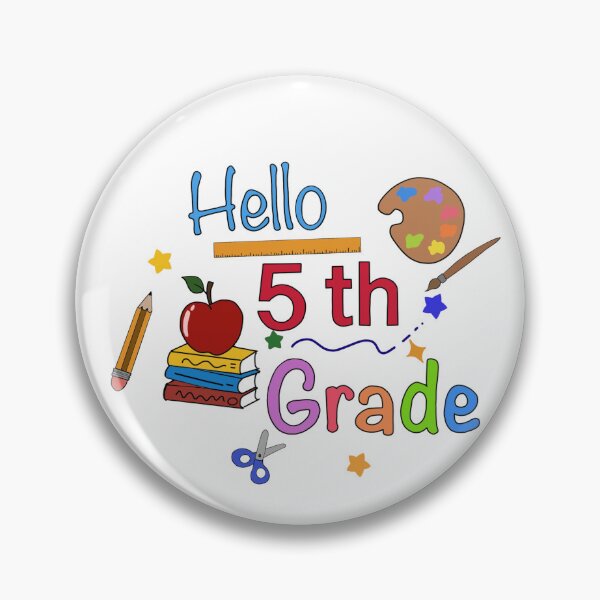 Item preview, Hello 5th Grade Cute Back to School Design designed and sold by baty74.