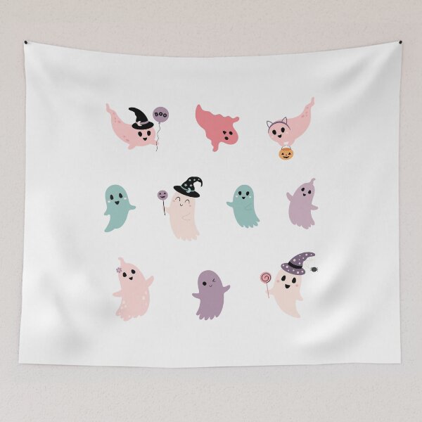 Item preview, Kawaii Ghost Halloween Sticker Pack designed and sold by Julza Art.