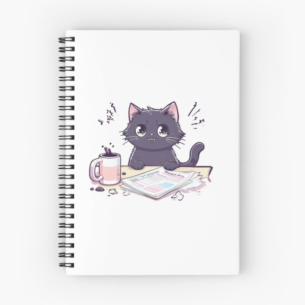 Item preview, Productivity Down – Cat-tastrophe Mode Sticker designed and sold by Imaginarium of Chaos falcon88 .
