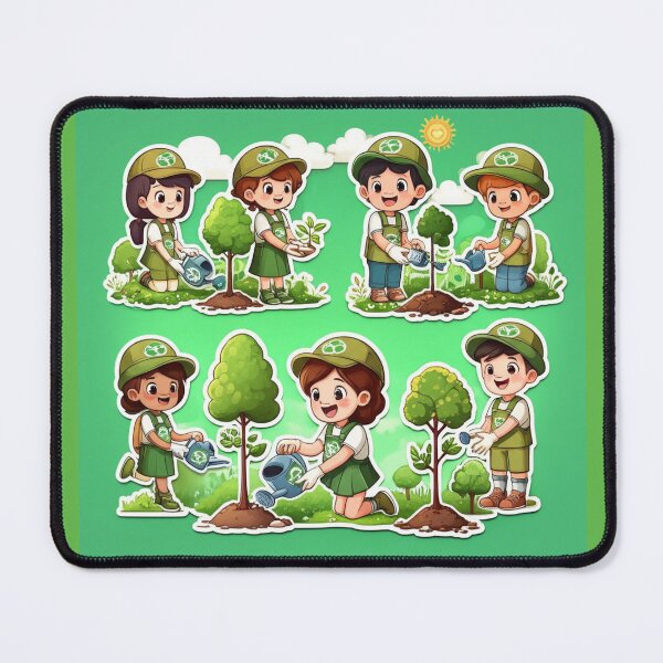 Item preview, Youth Eco Warriors Tree Planting Design designed and sold by PrintBreeze.